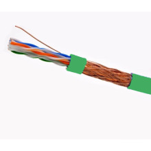 Cable SFTP CAT6 LSZH Fluke probado Soild Bare Copper Green